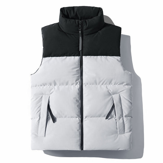 Herren Gesteppte Thermo‑Steppweste mit hohem Kragen und winddichter Schulterblende Nord Taschen