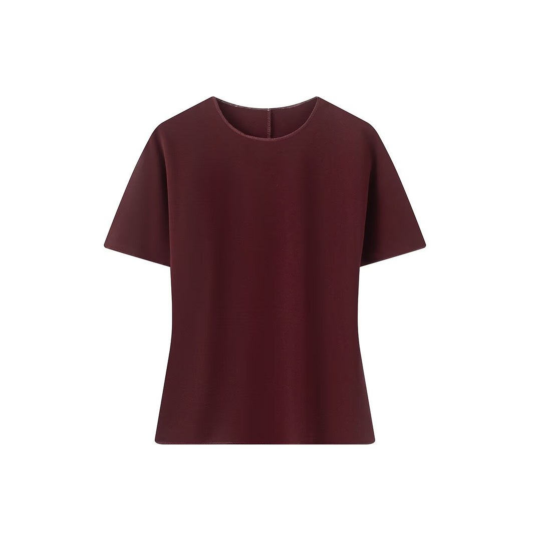 Damen Weite Satinhose mit hoher Taille und fließender Wide‑Leg‑Silhouette Nord Taschen