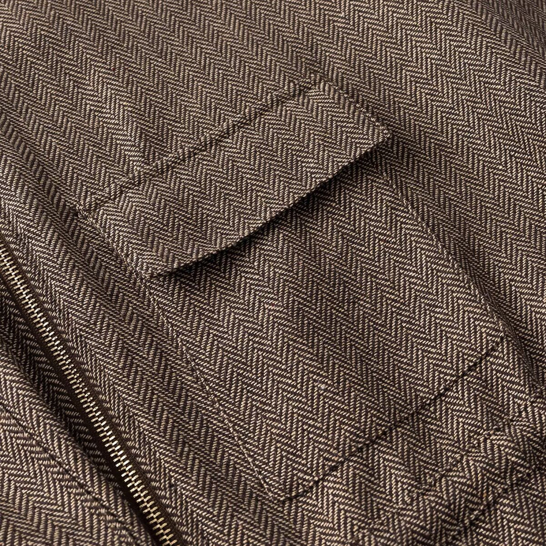 Damen Kurzärmelige Taillierte Übergangsjacke mit Reißverschluss, Tunnelzug und aufgesetzten Brusttaschen Nord Taschen