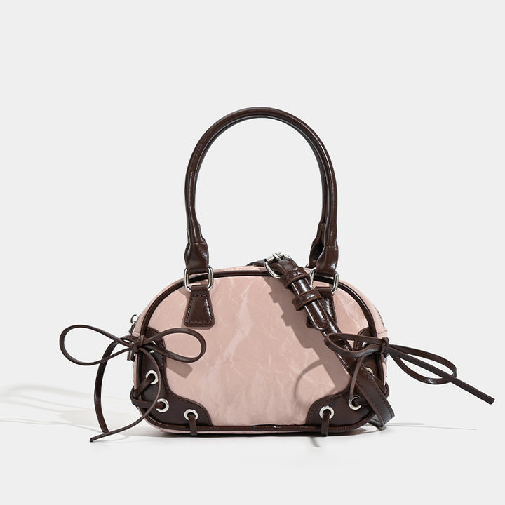 Damen Handtasche mit dekorativen Schleifen und hochwertiger Lederverarbeitung Nord Taschen