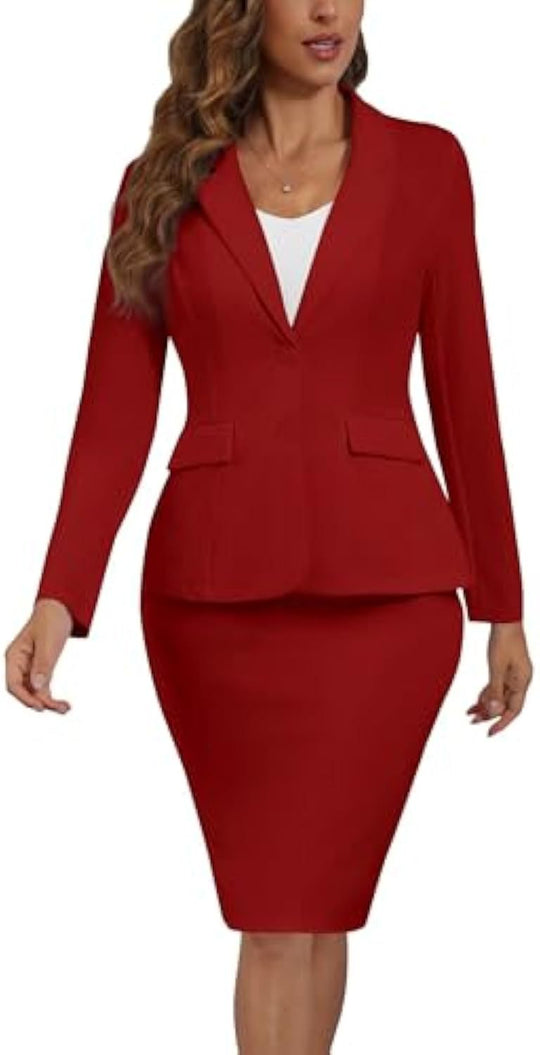 Damen Elegantes Business-Kleidung Set Nord Taschen