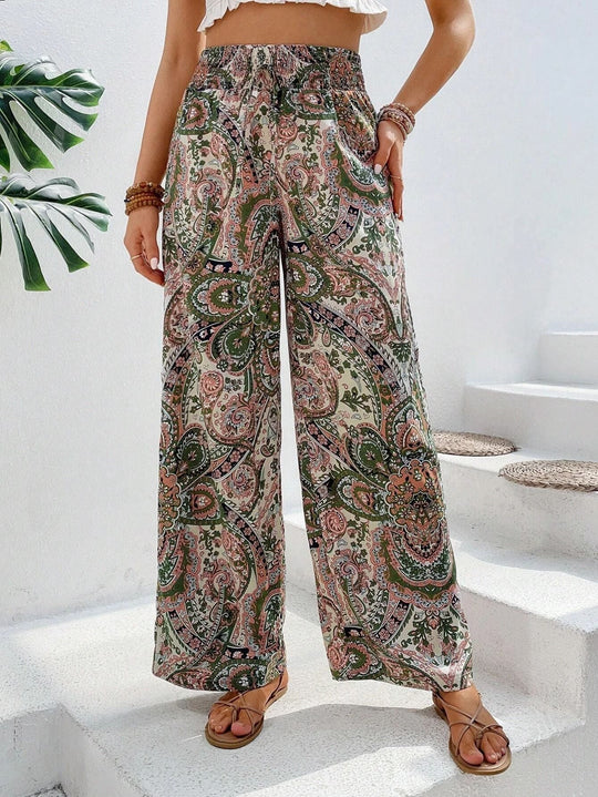 Damen Weite Palazzohose