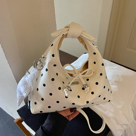Damen Beuteltasche mit elegantem Punktedesign Nord Taschen