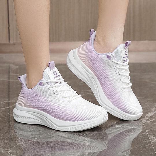 Damen sportliche Leichtgewicht Sneakers mit atmungsaktiver Obermaterialstruktur Nord Taschen