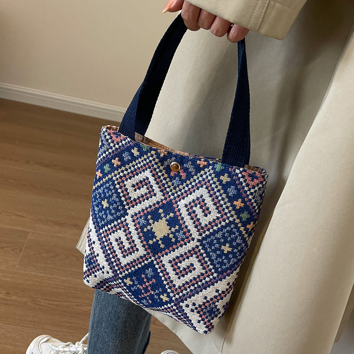 Damen Vintage-inspirierte Stofftasche Nord Taschen