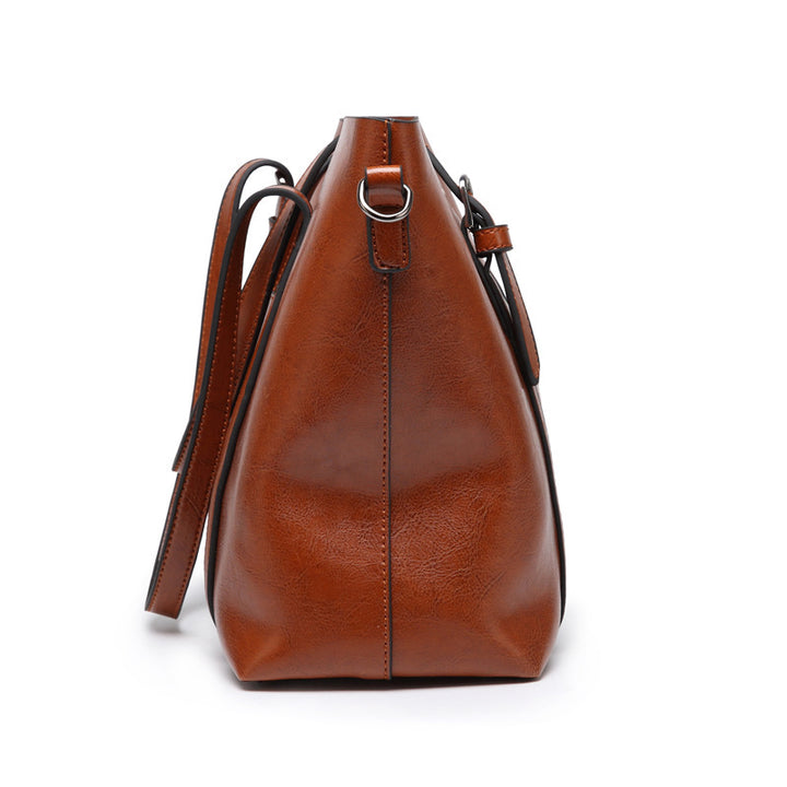 Damen Schultertasche mit eleganter Struktur und verstellbarem Schulterriemen Nord Taschen