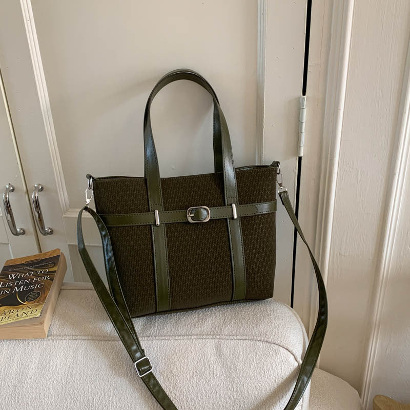 Damen modische Tragetasche mit strukturiertem Design und abnehmbarem Schulterriemen Nord Taschen