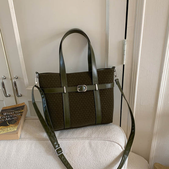 Damen modische Tragetasche mit strukturiertem Design und abnehmbarem Schulterriemen Nord Taschen