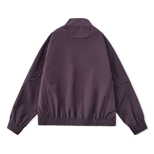 Damen Kurze Boxy‑Utility‑Jacke mit ergonomischen Teilungsnähten, hohem Stehkragen und Kordelzug Nord Taschen