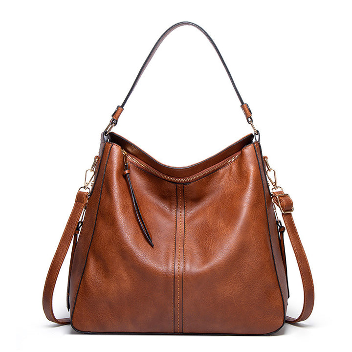Damen Hobo-Tasche aus hochwertigem Kunstleder mit geräumigem Innenleben Nord Taschen