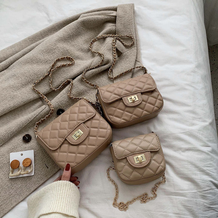 Damen Schultertasche mit eleganter Steppung von Nord Taschen