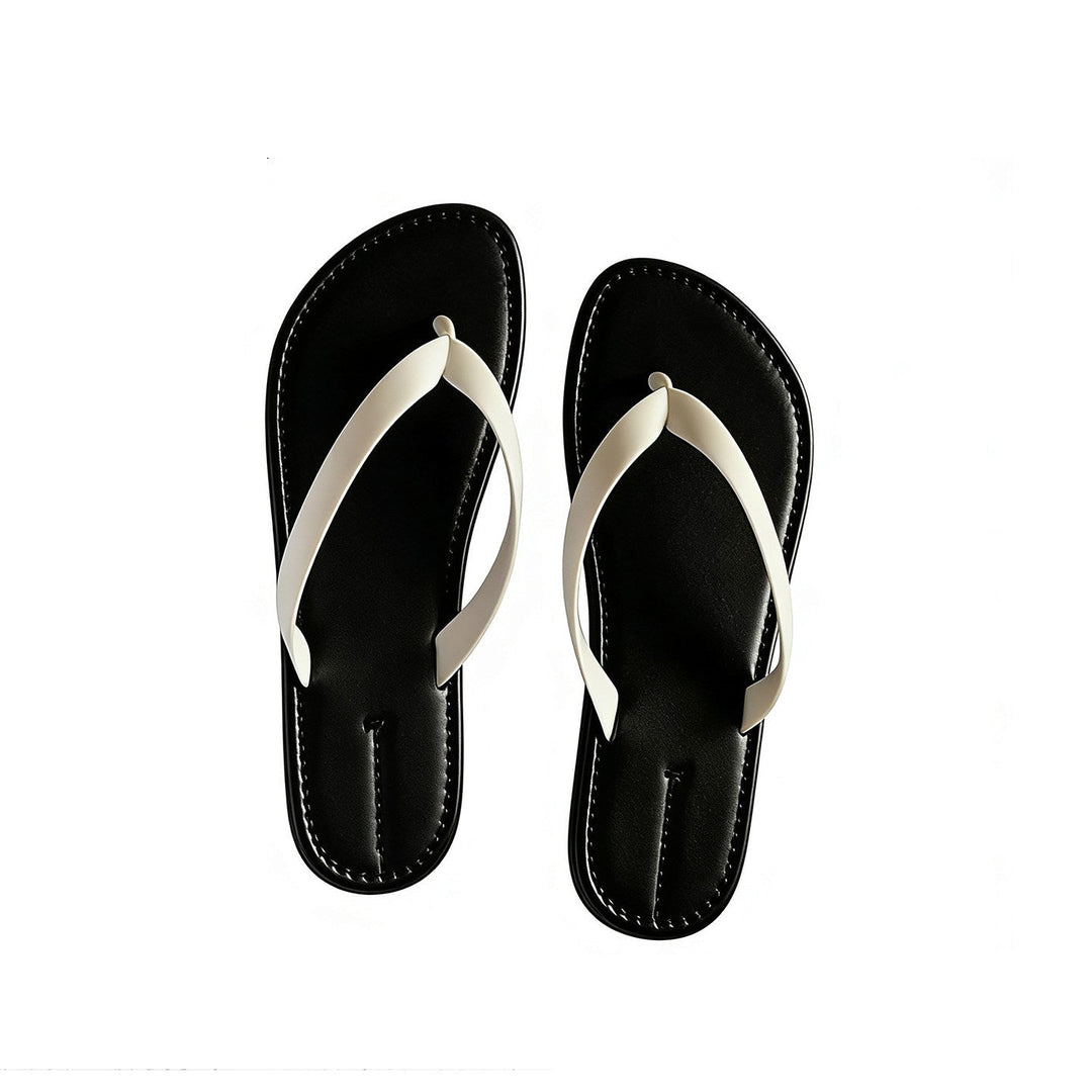 Damen Elegante Flip-Flops mit ergonomischem Fußbett und rutschfester Sohle