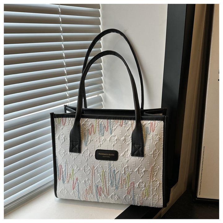 Damen elegante Tragetasche mit stilvollem Muster Nord Taschen