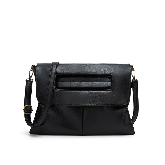 Damen Clutch-Tasche mit elegantem Faltendesign und verstellbarem Trageriemen Nord Taschen