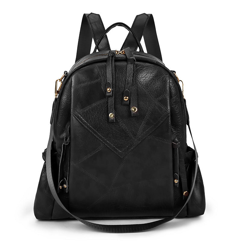 Damen stilvoller Rucksack mit einzigartigem Patchwork-Design Nord Taschen