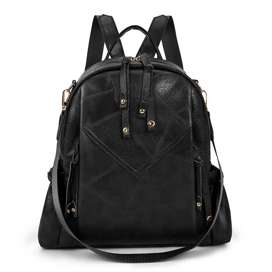 Damen stilvoller Rucksack mit einzigartigem Patchwork-Design Nord Taschen