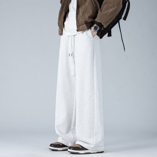 Herren Weite Oversize-Baggy-Loungehose mit Tunnelzugbund und fließender Jersey‑Qualität Nord Taschen