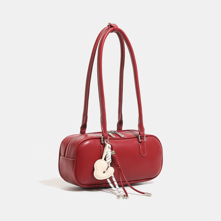 Damen Umhängetasche mit elegantem Herzanhänger und verstellbarem Trageriemen Nord Taschen
