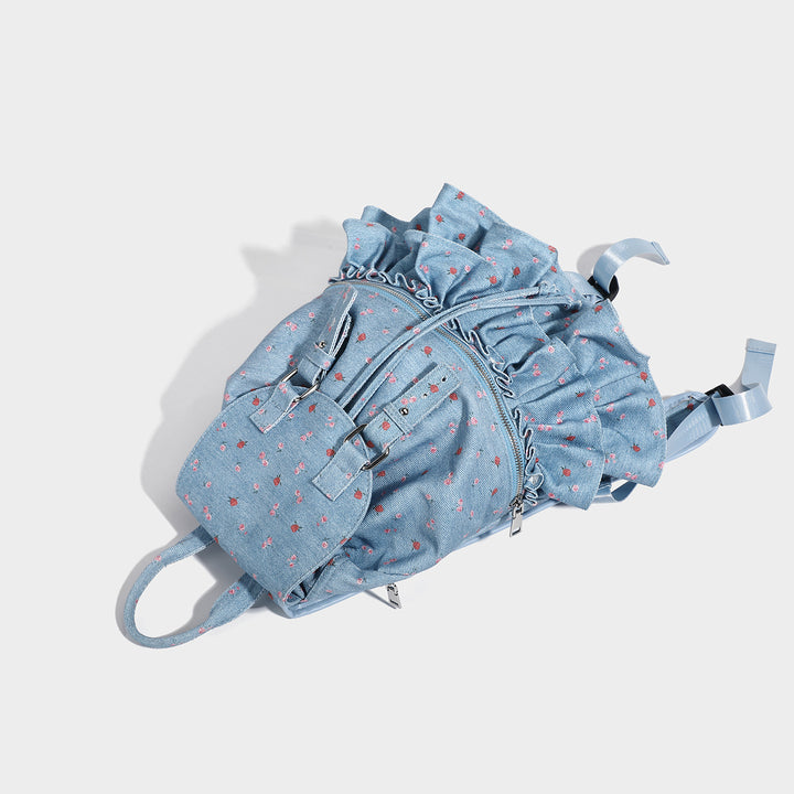 Damen Rucksack mit fransiger Rüschendetail Nord Taschen