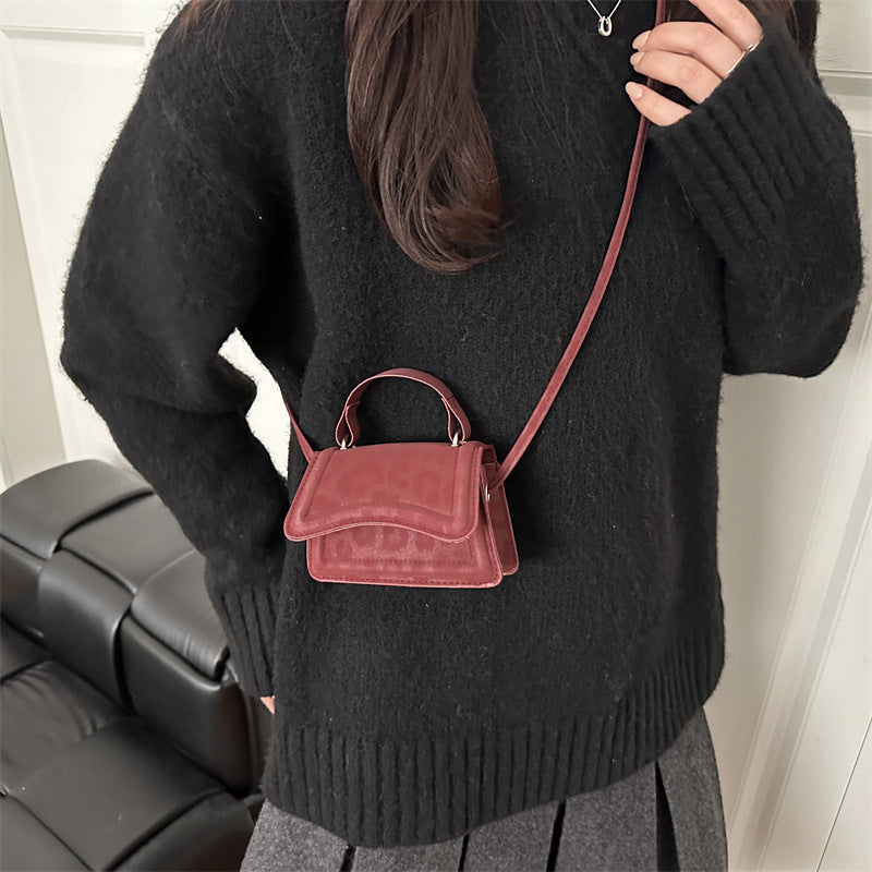 Damen Mini-Handtasche im Retro-Stil mit abnehmbarem Trageriemen Nord Taschen