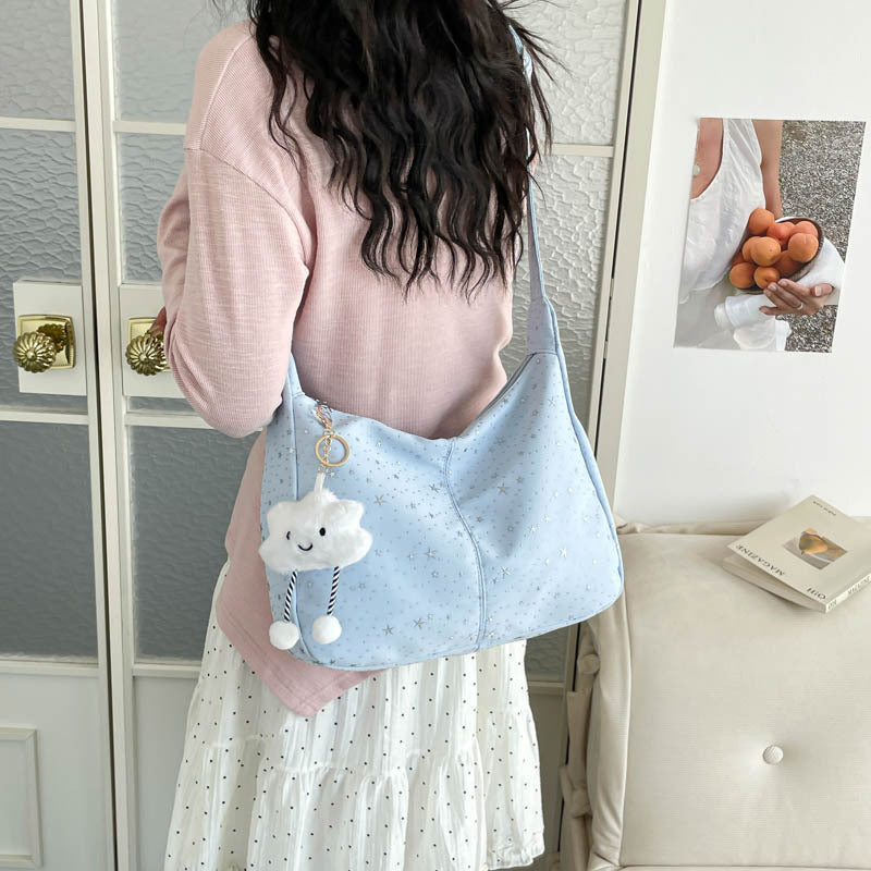 Damen Umhängetasche mit niedlichen Tierdetails und glänzendem Obermaterial Nord Taschen