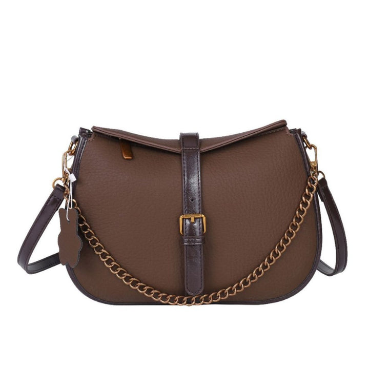 Damen elegante Umhängetasche mit goldener Kette Nord Taschen