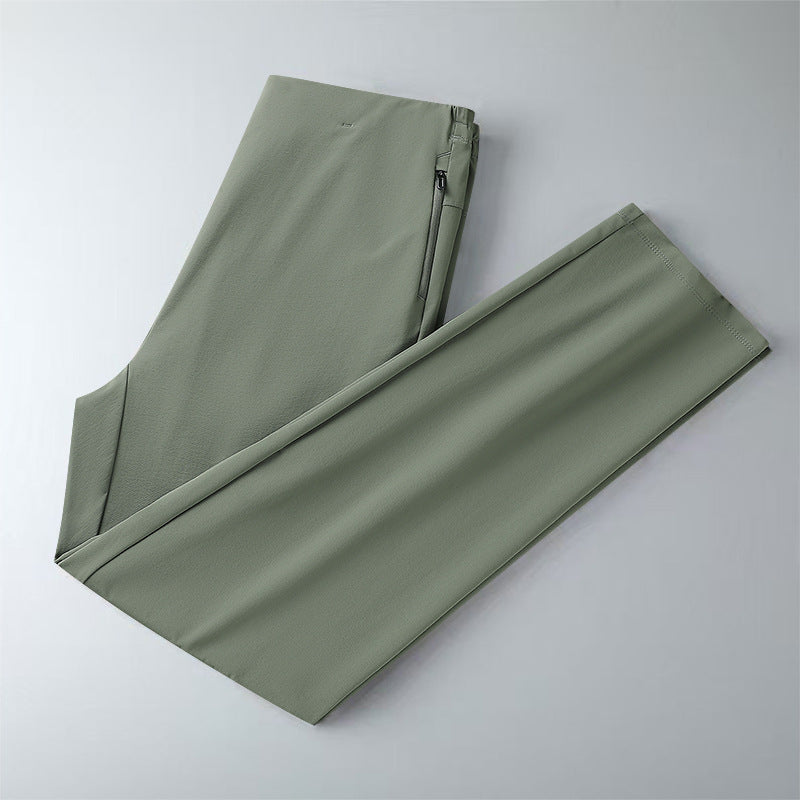 Damen Elegante Stretch-Hose mit Reißverschlusstasche und geradem Schnitt Nord Taschen