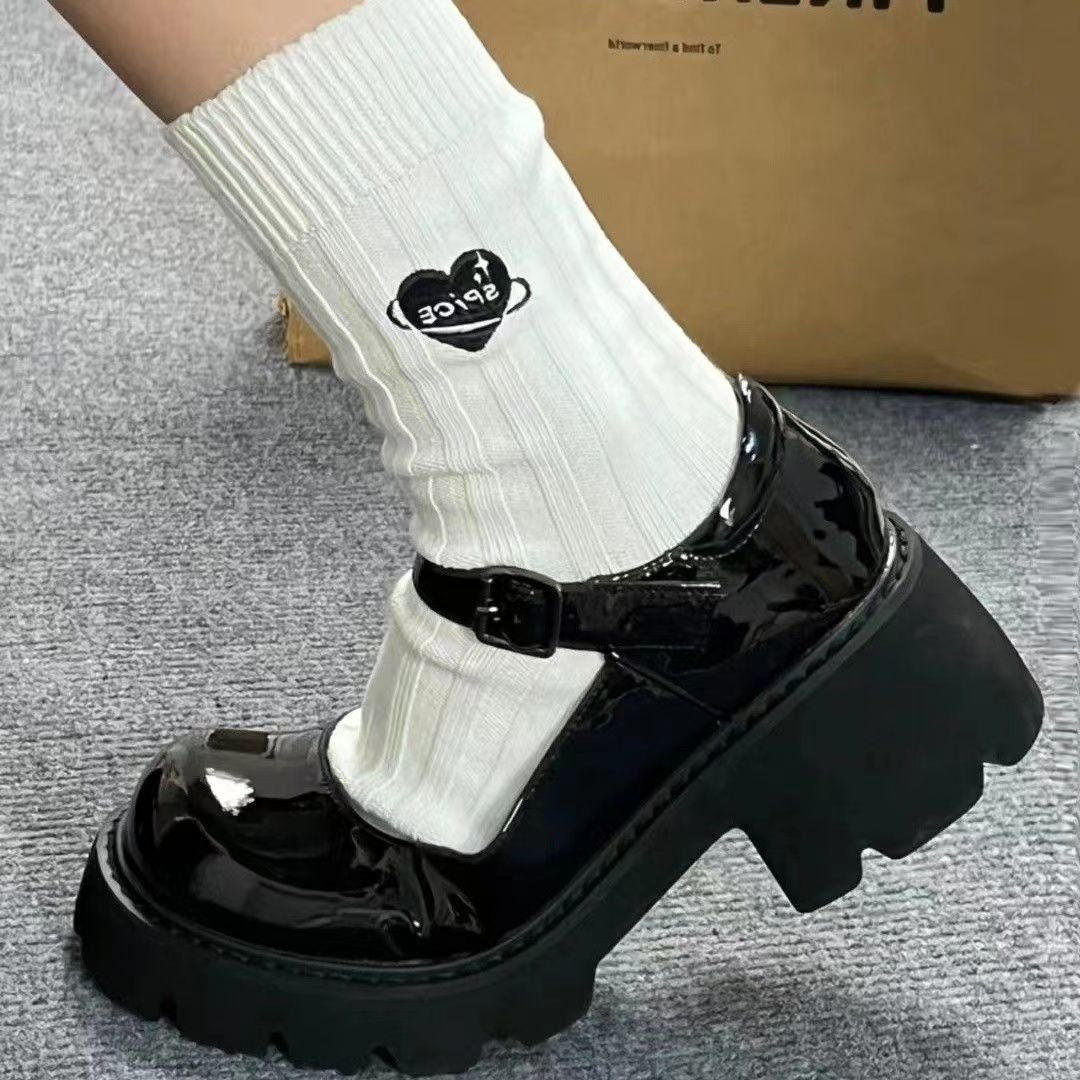 Damen Stilvolle Plateauschuhe mit verstellbarem Riemen Nord Taschen