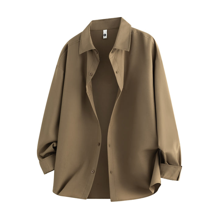 Damen oversized Hemdbluse aus fließendem Viskose-Mix Nord Taschen