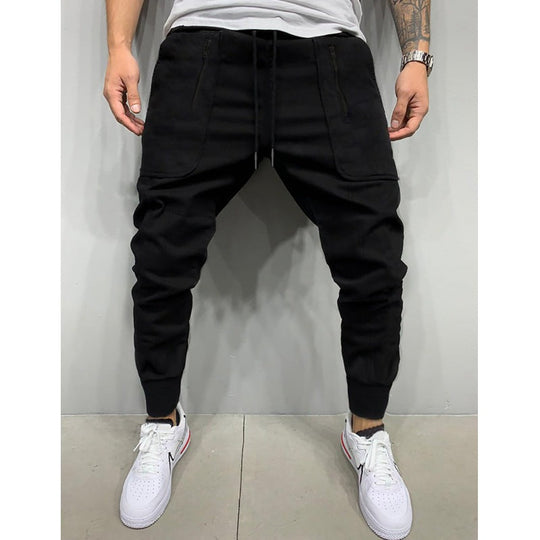 Herren stylische Jogginghose mit seitlichen Zipper-Taschen Nord Taschen