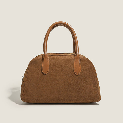 Damen elegante Handtasche aus Wildleder mit edlen Details Nord Taschen