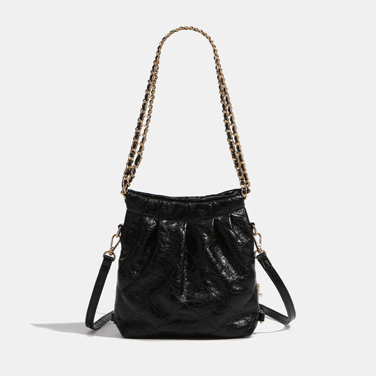 Damen Hobo-Tasche mit originellem Faltendesign und luxuriösem Kettenriemen Nord Taschen
