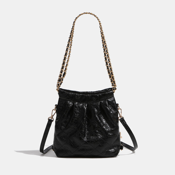 Damen Hobo-Tasche mit originellem Faltendesign und luxuriösem Kettenriemen Nord Taschen