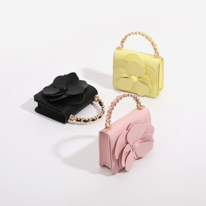 Damen Mini-Handtasche mit verspieltem Blumenmotiv Nord Taschen