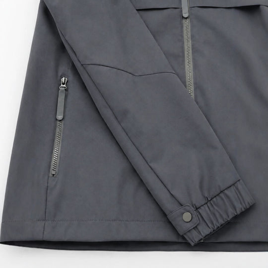 Damen Leichte Kapuzen‑Windjacke mit wasserabweisender Beschichtung, Reißverschluss und elastischem Saum Nord Taschen