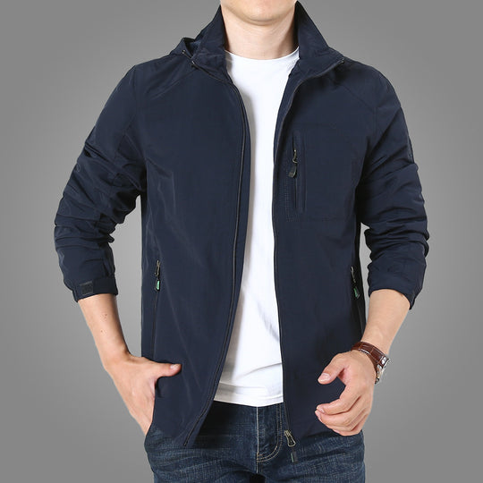 Herren leichter atmungsaktiver Fieldparka mit Mesh‑Futter und Kapuze Nord Taschen