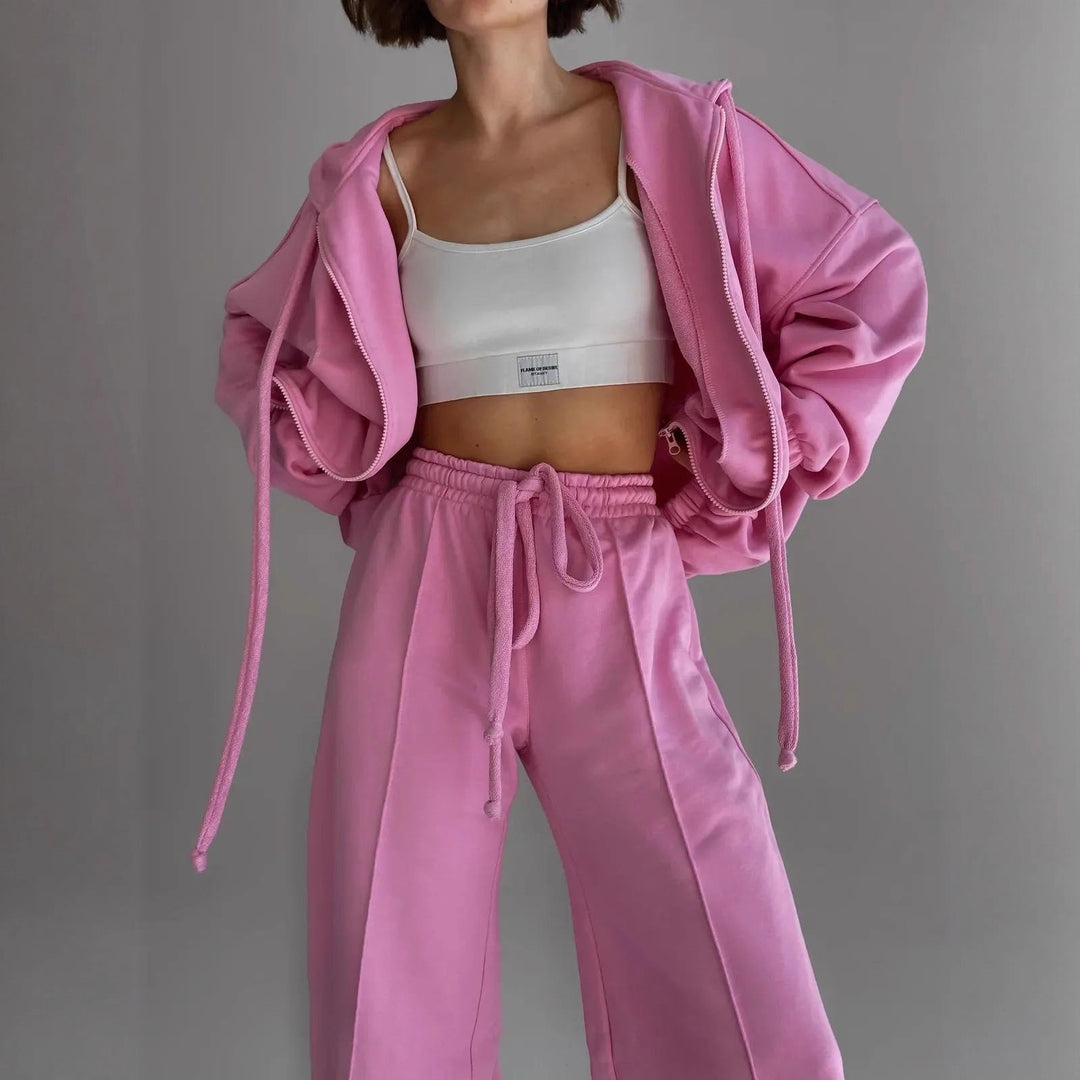 Damen Sweatanzug mit Jogginghose Set Arvani