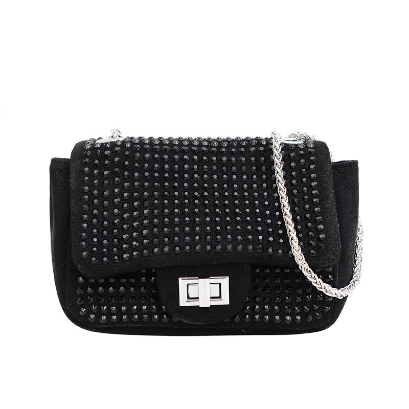 Damen elegante Clutch-Tasche mit funkelnden Strassakzenten Nord Taschen