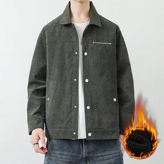 Herren Cordjacke Nord Taschen