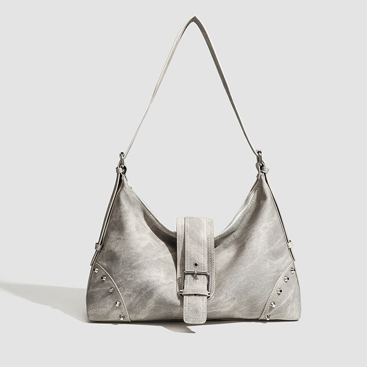 Damen modische Hobo-Tasche mit dekorativen Schnallen und hochwertigen Details Nord Taschen