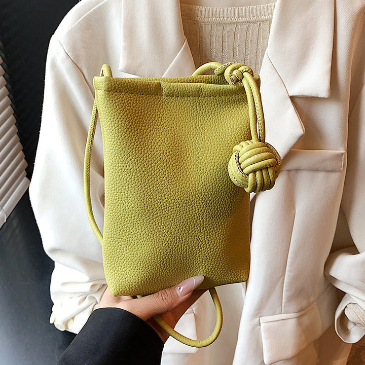 Damen Handytasche mit knotenverschlossenem Tragegurt Nord Taschen