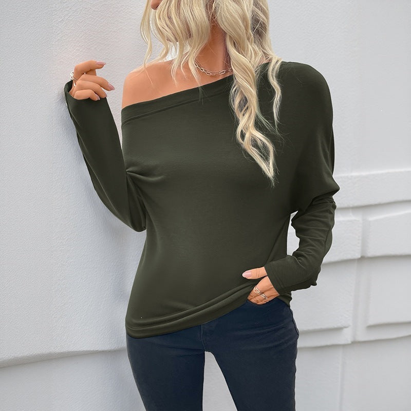 Damen Elegantes Off-Shoulder Oberteil Nord Taschen