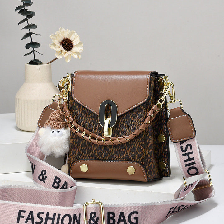 Damen Umhängetasche mit kreativem Muster und verstellbarem Schulterriemen Nord Taschen