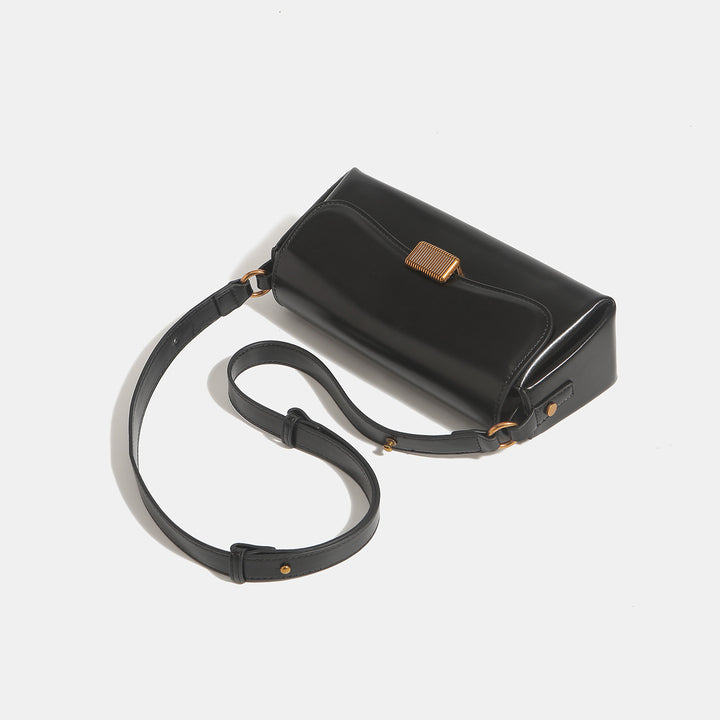 Damen elegante Umhängetasche mit luxuriösem Verschluss Nord Taschen