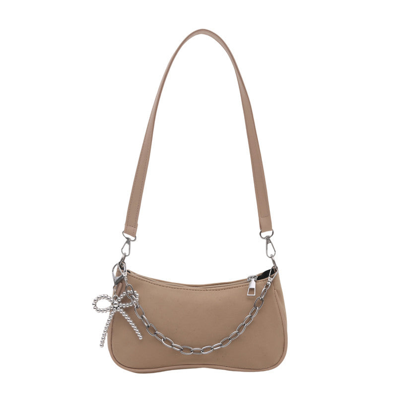 Damen Designer Umhängetasche mit luxuriösem Kettenanhänger Nord Taschen