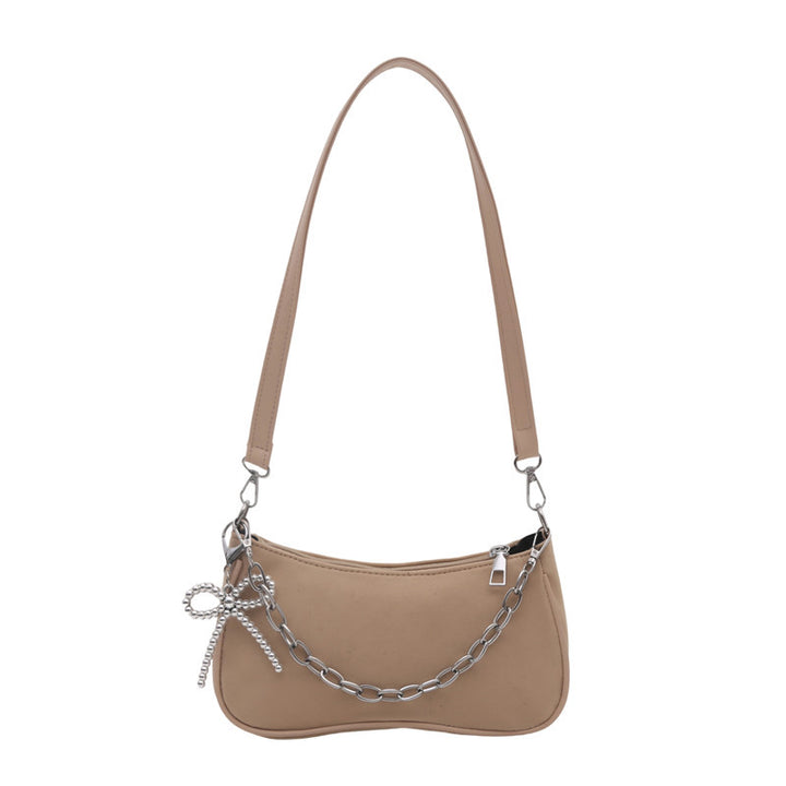 Damen Designer Umhängetasche mit luxuriösem Kettenanhänger Nord Taschen