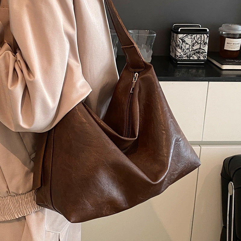 Damen große Ledertasche mit praktischem Design Nord Taschen