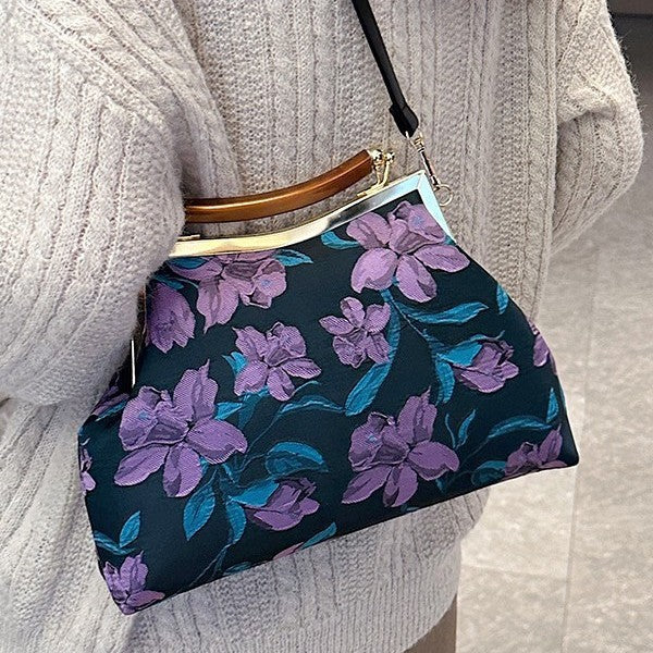 Damen elegante Handtasche mit floralem Design Nord Taschen 1780428170