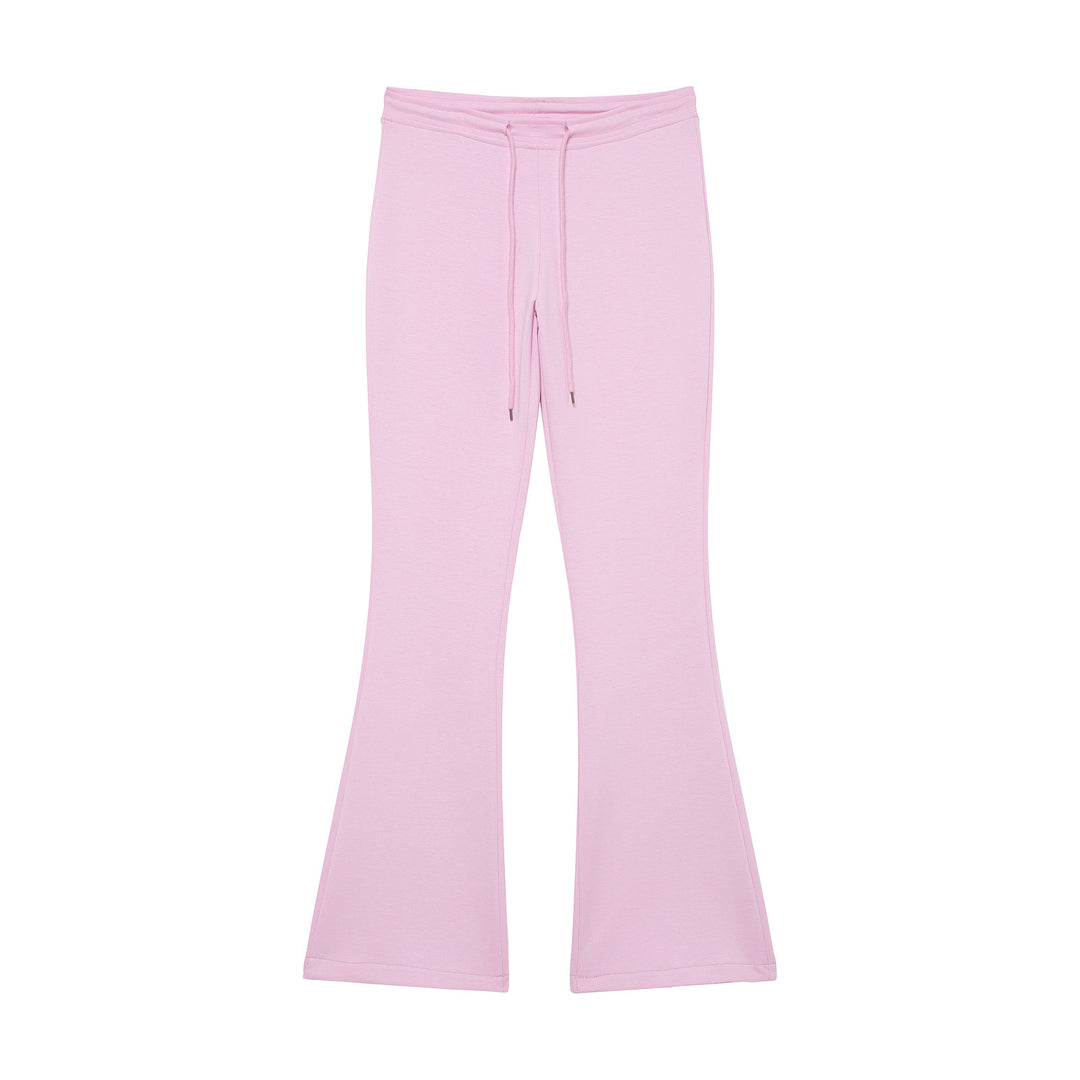 Damen Highwaist Schlaghose aus weichem Sweat mit Tunnelzug Nord Taschen