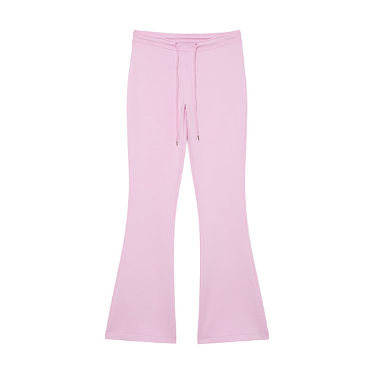 Damen Highwaist Schlaghose aus weichem Sweat mit Tunnelzug Nord Taschen